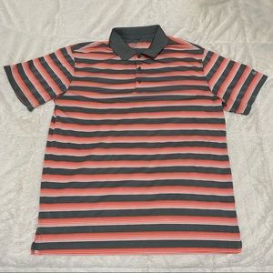 EUC Nike Golf Tour Performance Striped Polo Shirt